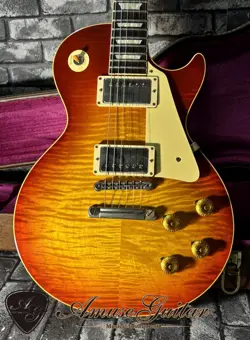 GIBSON CUSTOM SHOP LIMITED RUN 1958 LES PAUL STANDARD REISSUE VOS HRM 'HARD ROCK