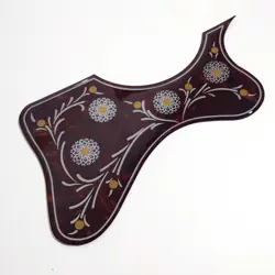 ACOUSTIC GUITAR PICKGUARD SELF-ADHESIVE RED TORTOISE FOR GIBSON EJ-200 GUITAR