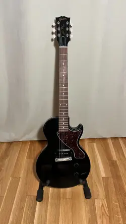 GIBSON LES PAUL JUNIOR EBONY MADE IN USA ELECTRIC GUITAR – EXCELLENT CONDITION