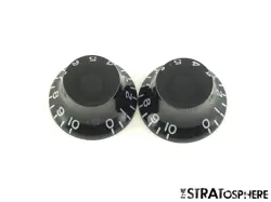 USA GIBSON THEODORE STANDARD 2 GUITAR CONTROL KNOBS SPEED KNOBS, BLACK