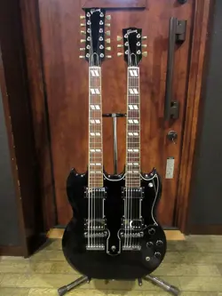 GIBSON 1995 EDS-1275 REFINISHED BLACK