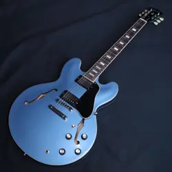 GIBSON EXCLUSIVE MODEL ES 335 60S BLOCK PELHAM BLUE   STORE
