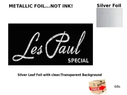 GIBSON LES PAUL SPECIAL GUITAR DECAL FOIL WATERSLIDE HEADSTOCK RESTORATION 68S