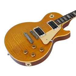 GIBSON USED LES PAUL CLASSIC PLUS AMBER 1993 SAFE DELIVERY FROM JAPAN
