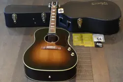 MINTY! 2011 GIBSON J-160E ACOUSTIC/ ELECTRIC JUMBO GUITAR VINTAGE SUNBURST +OHSC