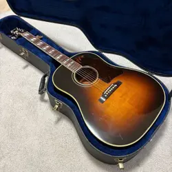ACOUSTIC GUITAR GIBSON SOUTHERN JUMBO 2002 SUNBURST MADE IN USA WITH HARD CASE