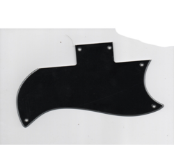 BLACK SCRATCH PLATE PICK GUARD TO FIT GIBSON SG STANDARD STYLE ELECTRIC GUITARS