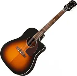 ACOUSTIC GUITAR EPIPHONE BY GIBSON J-45 EC AGED VINTAGE SUNBURST GLOSS