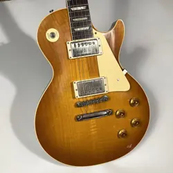 GIBSON CUSTOM SHOP 1958 LES PAUL STANDARD REISSUE VOS LEMMON BURST 4.19KG #GG66L