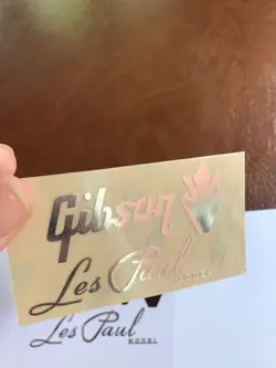MODEL GUITAR DECAL