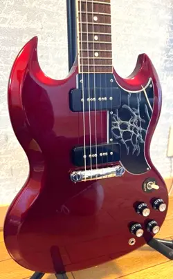 GIBSON USA SG SPECIAL GUITAR VINTAGE SPARKLING BURGUNDY P-90 W/HARDCASE