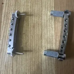 GIBSON USA SG STANDARD TUNE O MATIC BRIDGE TAILPIECE AND STUDS CHROME API 1997