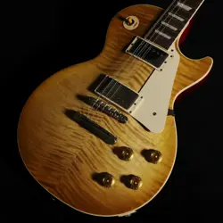 GIBSON / EXCLUSIVE LES PAUL STANDARD 50S FIGURED TOP DIRTY LEMON BURST 214140357