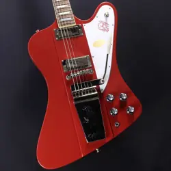 EPIPHONE INSPIRED BY GIBSON CUSTOM 1963 FIREBIRD V MAESTRO VIBROLA EMBER *VB69