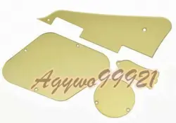 GIBSON USAGOLD MIRROR PICKGUARD LES PAUL BACK COVER AND ROD AFTERMARKET