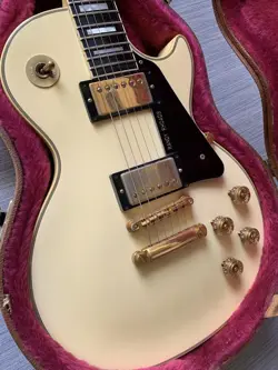 GIBSON LES PAUL CUSTOM IVORY 1989 ELECTRIC GUITAR W/HARD CASE USED PRODUCT