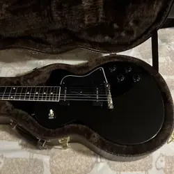 ELECTRIC GUITAR GIBSON CUSTOM SHOP 1957 LES PAUL SPECIAL EBONY VOS 2022 BLACK
