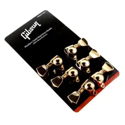 GIBSON MODERN GOLD  MACHINE HEADS WITH METAL BUTTONS SET OF 6 