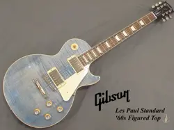 GIBSON LES PAUL STANDARD ELECTRIC GUITAR 60S FIGURED TOP OCEAN BLUE