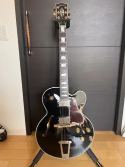 GIBSON MEMPHIS ES-275 CUSTOM BLACK W/HARD CASE ELECTRIC GUITAR USED FROM JAPAN