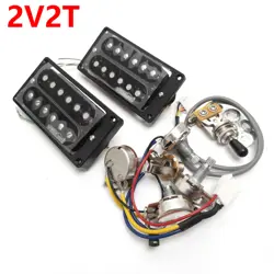 WILKINSON HUMBUCKER PICKUPS FOR GIBSON BRIDGE&NECK PICKUP 2V2T WIRING HARNESS 4C