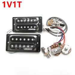 FOR GIBSON BRIDGE&NECK PICKUP WILKINSON HUMBUCKER PICKUPS 1V1T WIRING HARNESS 4C