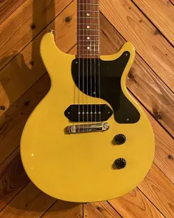 GIBSON BILLIE JOE ARMSTRONG LES PAUL JUNIOR DOUBLECUT TV YELLOW (2012)(250324)