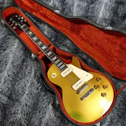 GIBSON 1973 LES PAUL DELUXE GOLD TOP P 90