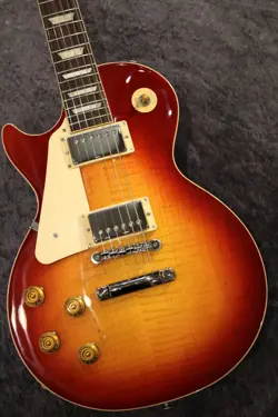 GIBSON LES PAUL STANDARD 50S PLAIN TOP LH -WASHED CHERRY BURST- #GG9PY