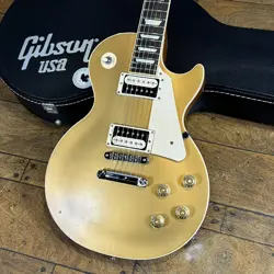 GIBSON LIMITED EDITION LES PAUL TRADITIONAL 1960 SATIN GOLD TOP 2011 #GGEM7
