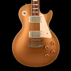 PRE OWNED 2007 GIBSON ‘57 LES PAUL REISSUE LPR7 VOS GOLD TOP WITH OHSC