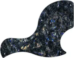 WD CUSTOM PICKGUARD FOR GIBSON 2018 SG JUNIOR #35 BLACK ABALONE