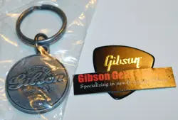 GIBSON KEYCHAIN GENUINE CUSTOM SHOP CANDY GUITAR PARTS PEWTER LES PAUL STUDIO