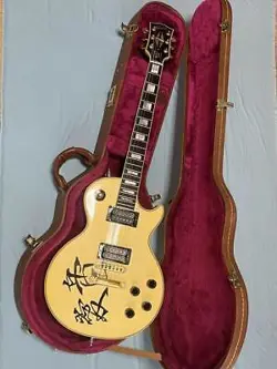 ELECTRIC GUITAR GIBSON USA LES PAUL CUSTOM AW MODIFIED VINTAGE WHITE
