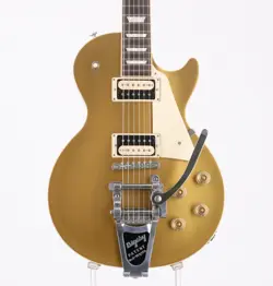 USED GIBSON / LES PAUL CLASSIC BIGSBY ZEBRA 2017 GOLD TOP 2017 S/N:170066306
