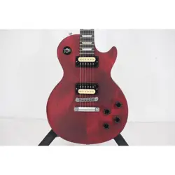GIBSON LPM USED MAPLE+MAHOGANY BODY RED W/GIG CASE