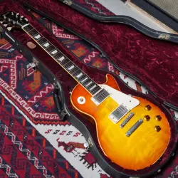 GIBSON CUSTOM SHOP 40TH 1959 LES PAUL STANDARD REISSUE PLAIN TOP 1999