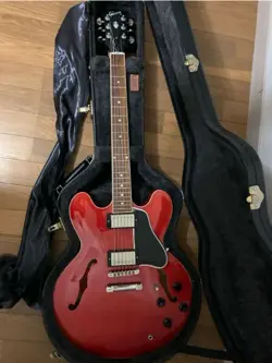 ACOUSTIC ELECTRIC GUITAR GIBSON ES-335 MEMPHIS CUSTOM SHOP 2012 CHERRY USA MADE