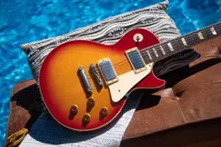 1988 ORVILLE BY GIBSON LPS - LES PAUL STANDARD  SUNBURST NITRO FINISH PRO SET UP