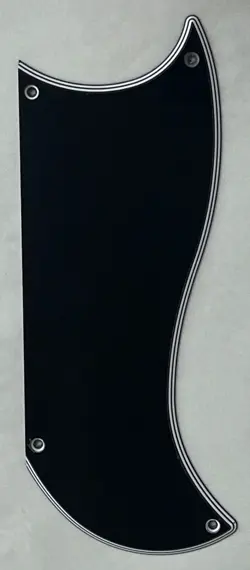 CUSTOM FOR GIBSON SG CUSTOM 3 PICKUP STYLE GUITAR PICKGUARD 5-PLY BLACK
