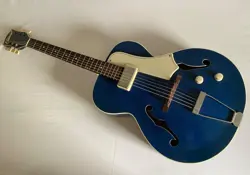 RARE BLUE NATIONAL GUITAR 1955 .. VALCO SUPRO AIRLINE SILVERTONE GIBSON ERA ✨