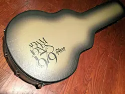 GIBSON CUSTOM SHOP ADAM JONES TOOL '79 SILVERBURST LES PAUL GUITAR CASE   5 TAGS
