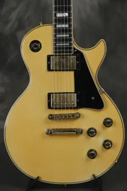 1977 GIBSON LES PAUL CUSTOM WHITE W/'70'S DIMARZIO PAF + SUPER DISTORTION SET