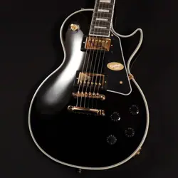 EPIPHONE INSPIRED BY GIBSON LES PAUL CUSTOM EBONY S N:24101531754