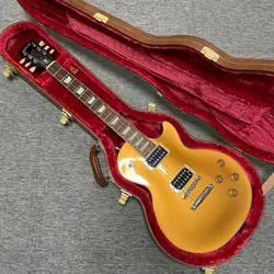 GIBSON ELECTRIC GUITAR LES PAUL STANDARD GOLD SLASH VICTORIA USED WITH GIG BAG