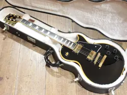 ELECTRIC GUITAR GIBSON LES PAUL CLASSIC CUSTOM 2006 BLACK MADE IN USA 032460339