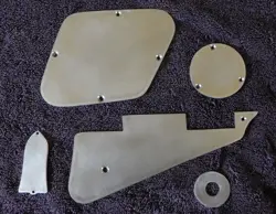 GIBSON /LES PAUL PICKGUARD AND COMPLETE COVER SET - ALUMINUM- PRE SALE