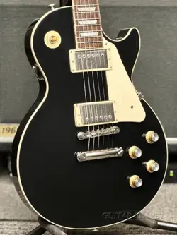 USED GIBSON US EXCLUSIVE LES PAUL STANDARD '60S -ALL EBONY- 2021 FREE SHIPPING