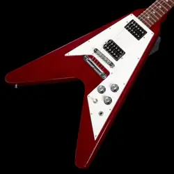 USED GIBSON FLYING V 67 CHERRY 1997 3.28KG ELECTRIC GUITAR FREE SHIPPING