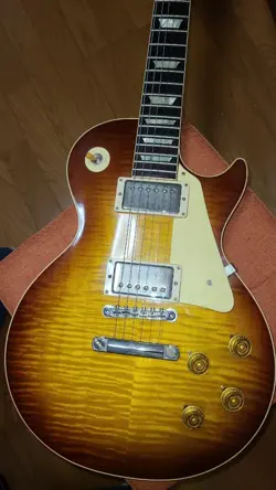 ELECTRIC GUITAR GIBSON CUSTOM SHOP 1959 LES PAUL STANDARD REISSUE ICED TEA BURST